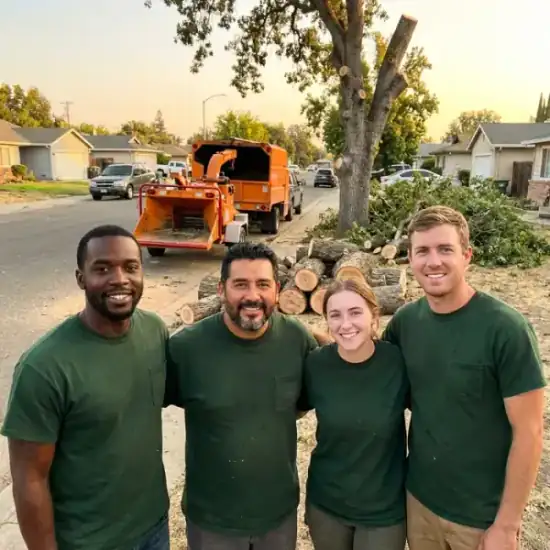 Greenline Tree Service crew after a San Diego tree removal job